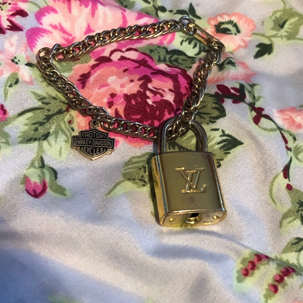 Vintage Harley Davidson charm bracelet gold LVSOLD